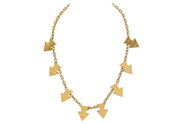 Pierre Cardin Gold Arrow Necklace