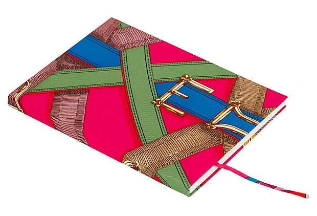 Hermès Pink Brides de Gala Silk Notebook