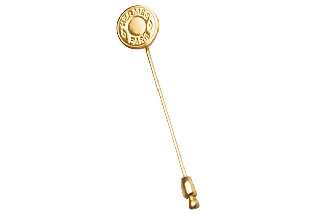 Hermès Gold Clou de Selle Pin