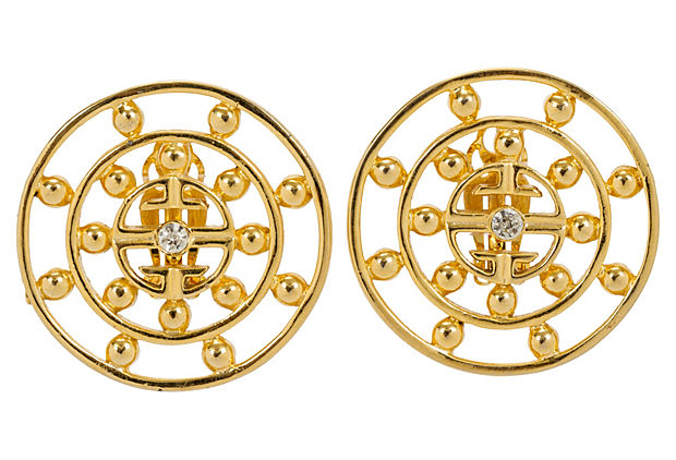 Oversize Round Givenchy Earrings