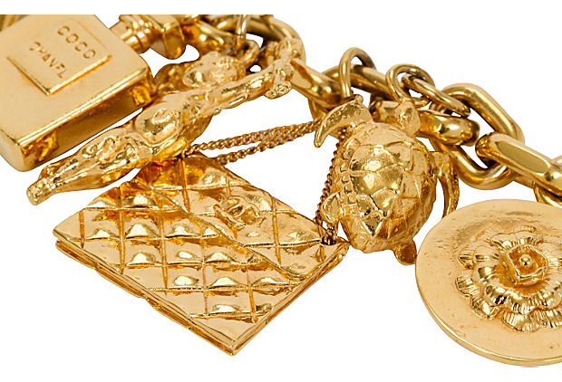 Chanel Iconic Charm Bracelet C. 1970