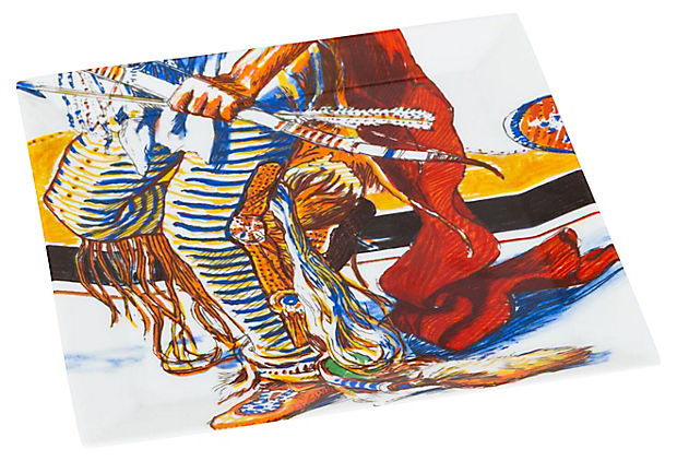 Hermès Les Danses Des Indiennes Plate