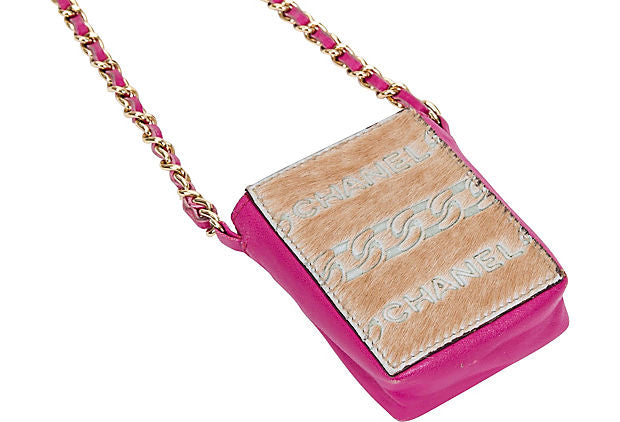 Chanel Mini Crossbody Pink Ponyhair