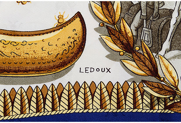 Hermès Silk Napoleon Scarf