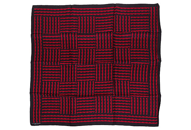 Roberta Di Camerino Silk Twill Scarf