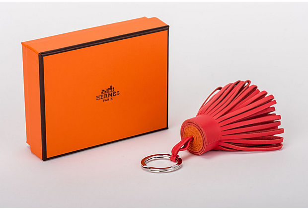 Hermes Carmen Charm Bag Orange Coral