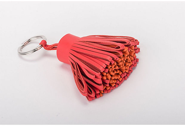 Hermes Carmen Charm Bag Orange Coral