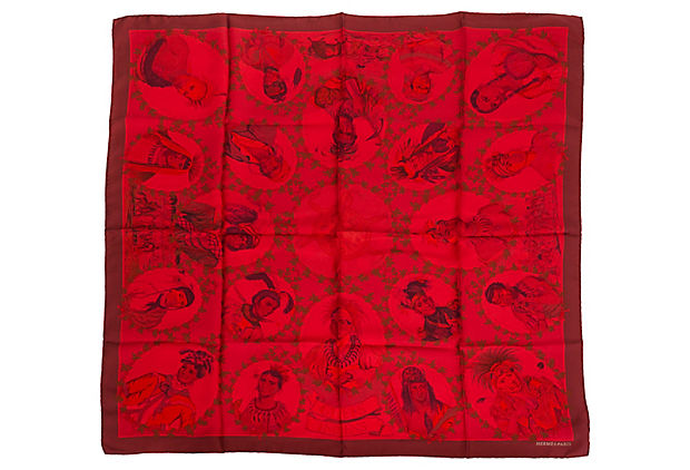 Hermès Chefs Indiens Scarf Limited Ed