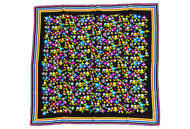 Vuitton Limited Ed. Murakami Silk Scarf