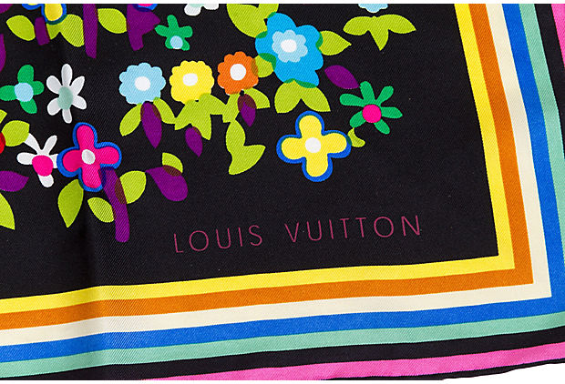 Vuitton Limited Ed. Murakami Silk Scarf