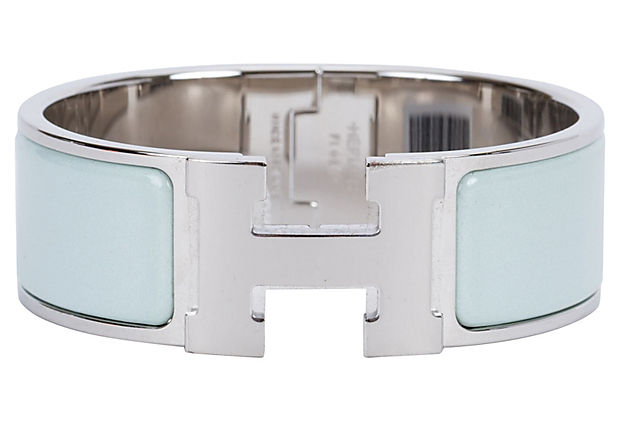 Hermès Vert Argile H Bracelet
