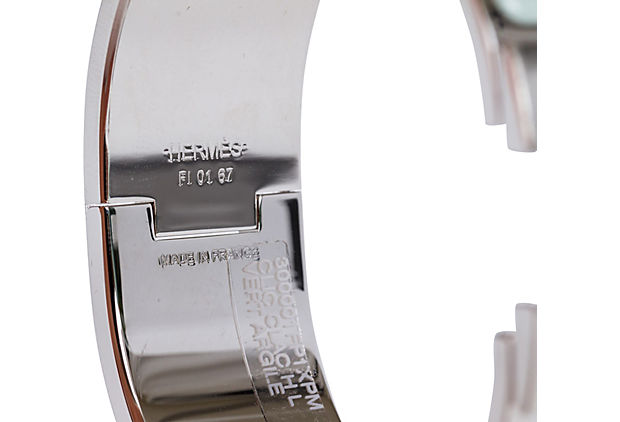 Hermès Vert Argile H Bracelet