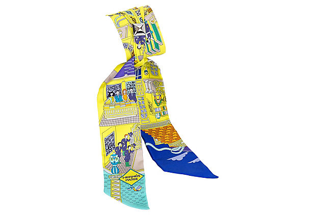 Hermès Yellow & Blue Medor Twilly