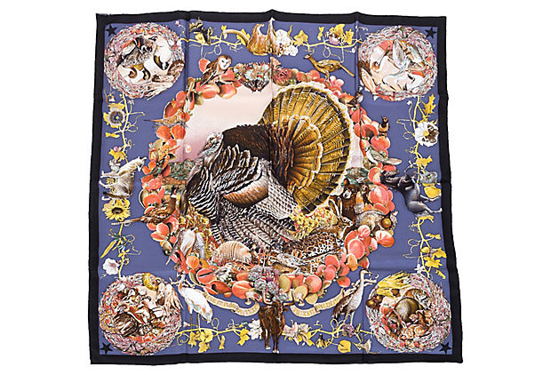 Hermès Faune et Flore du Texas Scarf