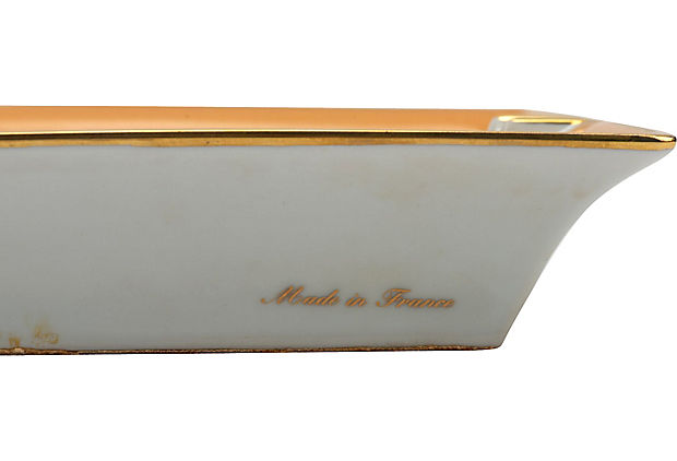 Hermès Blue Bird Porcelain Ashtray