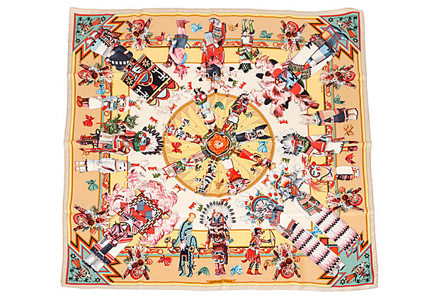 Hermès Kachinas Scarf