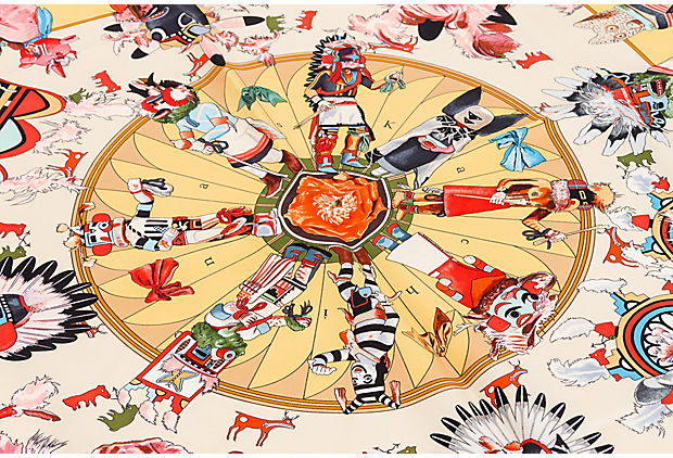 Hermès Kachinas Scarf