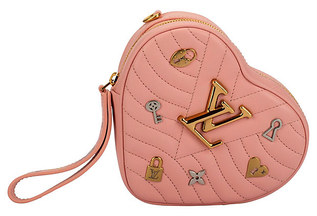 Louis Vuitton Pink Heart Clutch