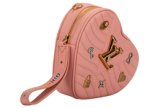 Louis Vuitton Pink Heart Clutch