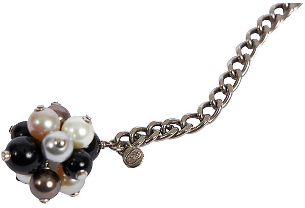 Chanel Black & White Belt/Necklace