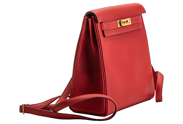 Hermès Rouge Kelly a Dos Backpack