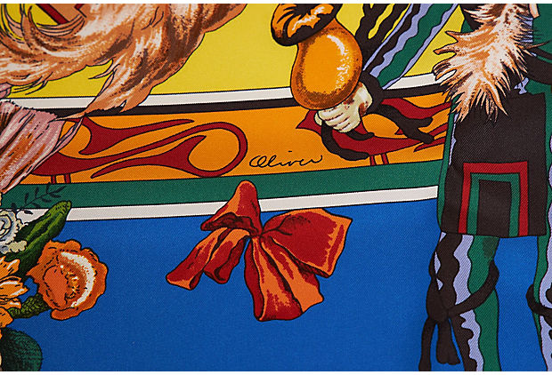 Hermès Silk Pointe Kachinas Shawl