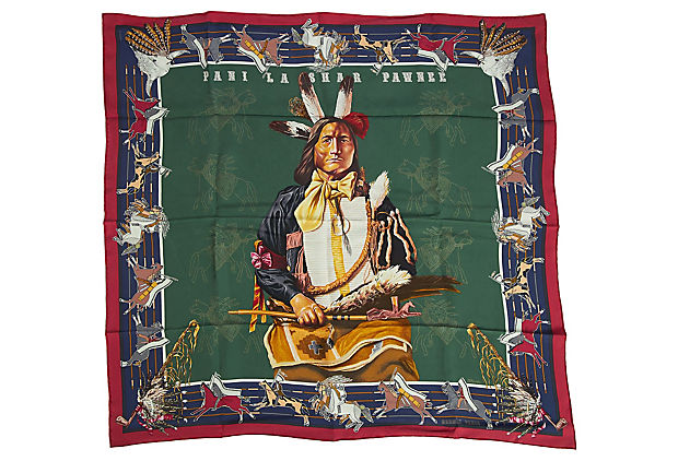Hermès Pani la Shar Pawnee Scarf