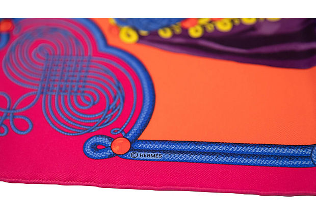 Hermès Brandebourgs Gavroche Silk