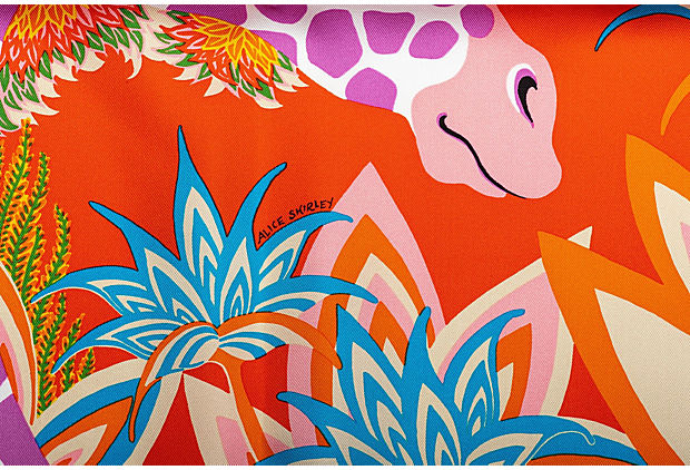 Hermès "Giraffes" Silk Scarf