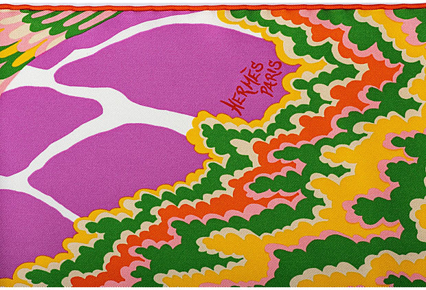 Hermès "Giraffes" Silk Scarf