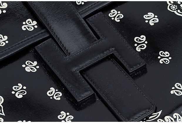 Hermès Black Box Jige Clutch Bandana