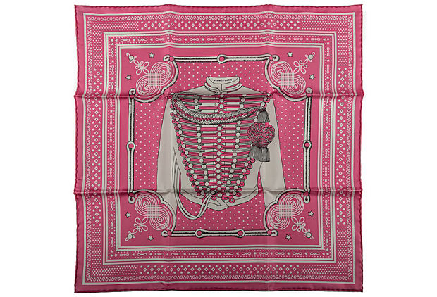 Hermès Pink Bandana Brandebourg