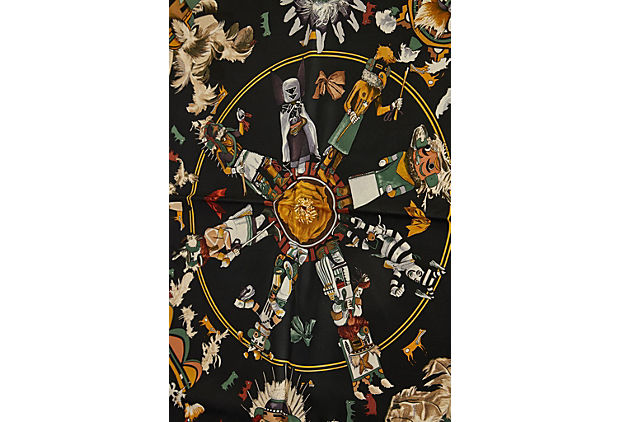 Hermès Kachinas by Oliver Silk Scarf