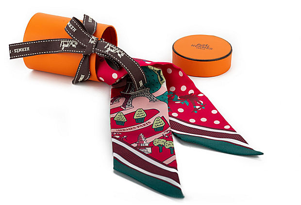 Hermès Tour Eiffel Silk Twilly