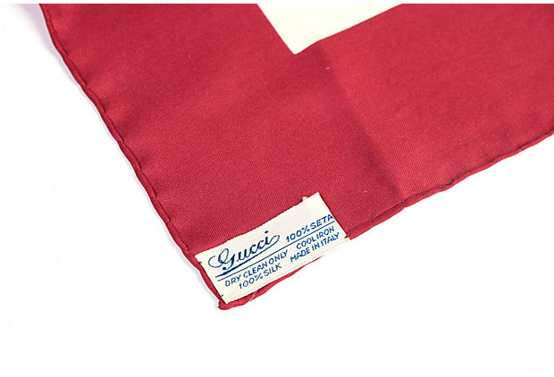 Gucci Collectible Accornero Silk Scarf