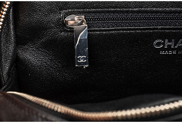 Chanel New Black Tweed Clear Lucite Bag