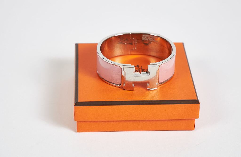 Hermès Rose Clic Clac Bracelet